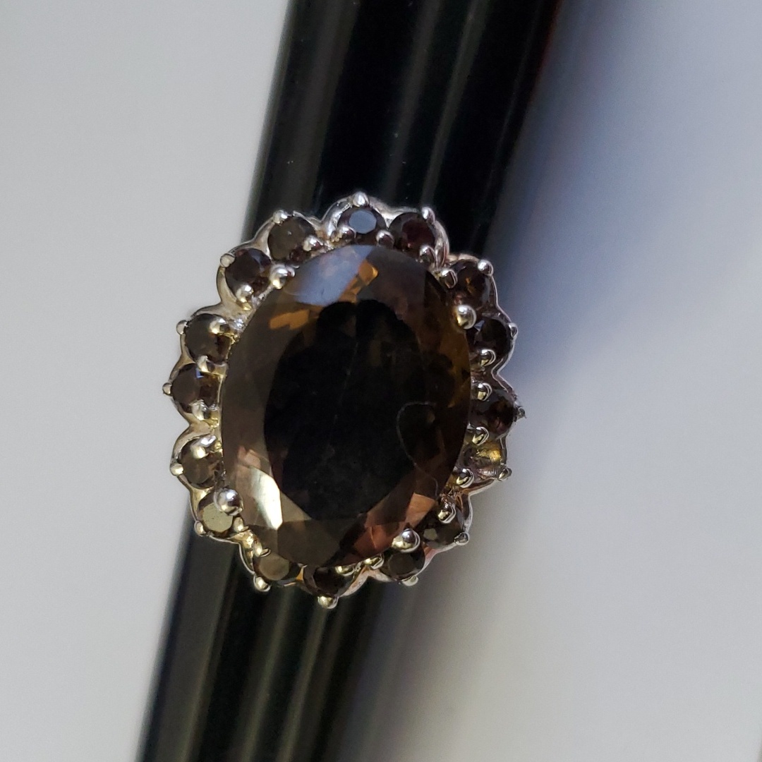 Sterling Silver 925 Quartz Ring